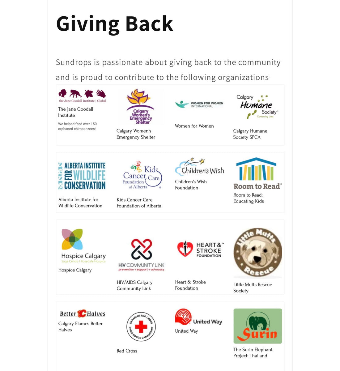 Beauty with Purpose: Giving Back