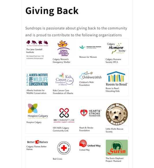 Beauty with Purpose: Giving Back