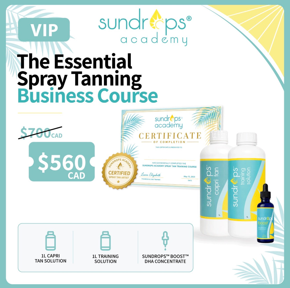 VIP Spray Tan Certification